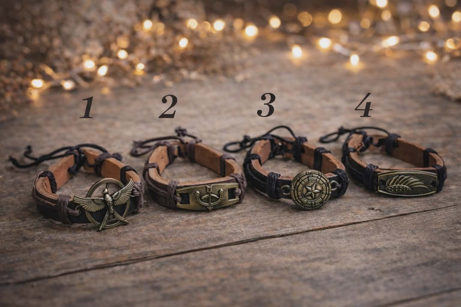 BRACELET CUIR VINTAGE HERITAGE COLLECTION SYMBOLES