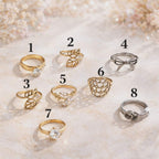 COLLECTION ÉLÉGANCE INOX BAGUES  MODELES 1 A 18