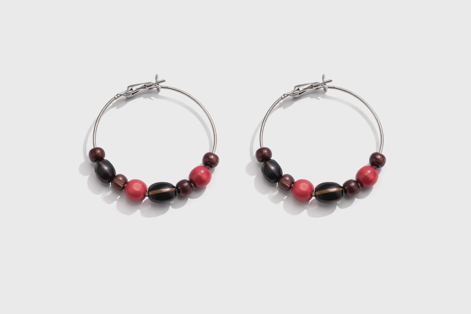 BOUCLE PASSION NOIRE F.LILI CREATIONS