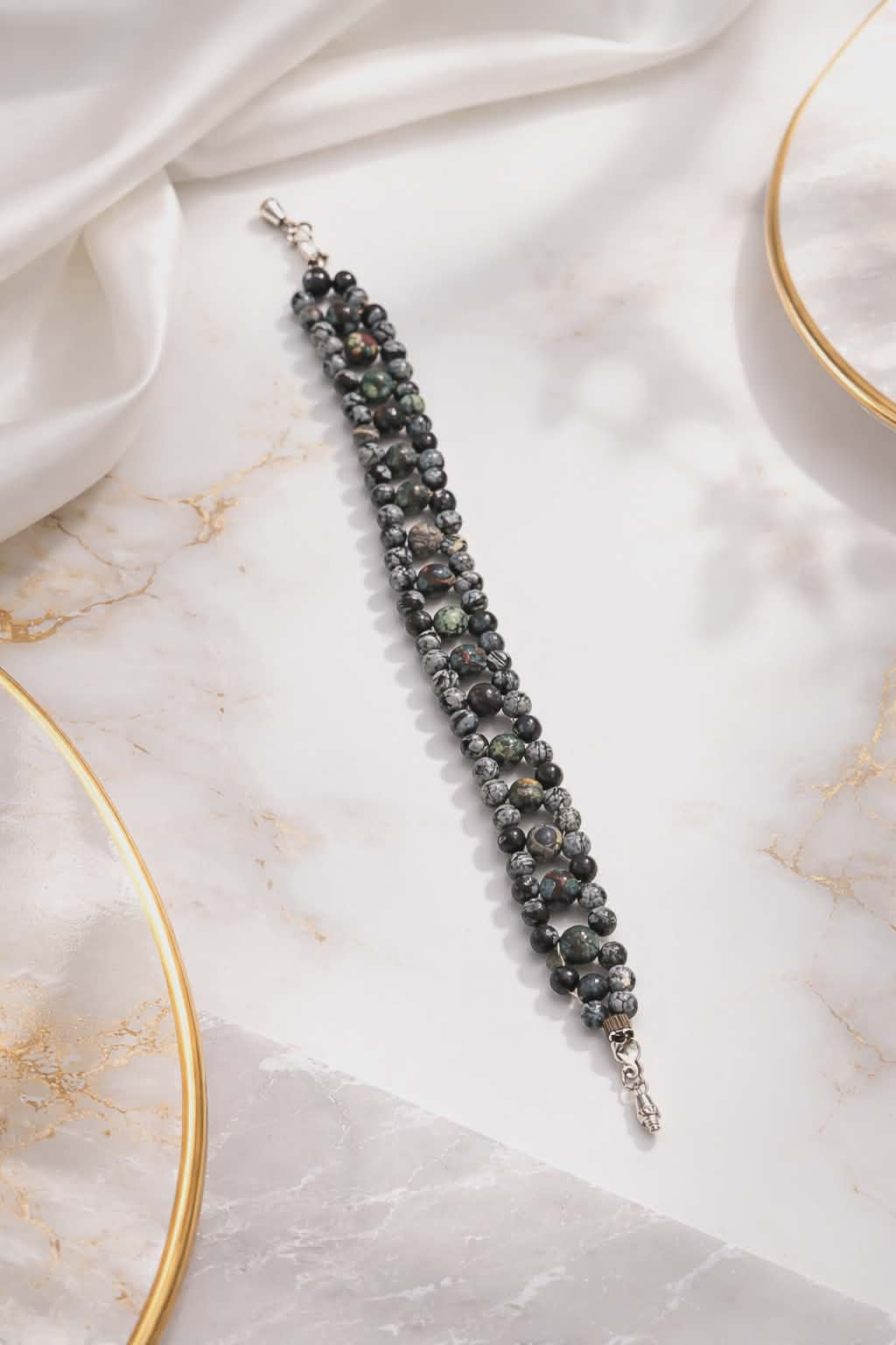 BRACELET SIGNATURE ALPHA PIECE UNIQUE CREER