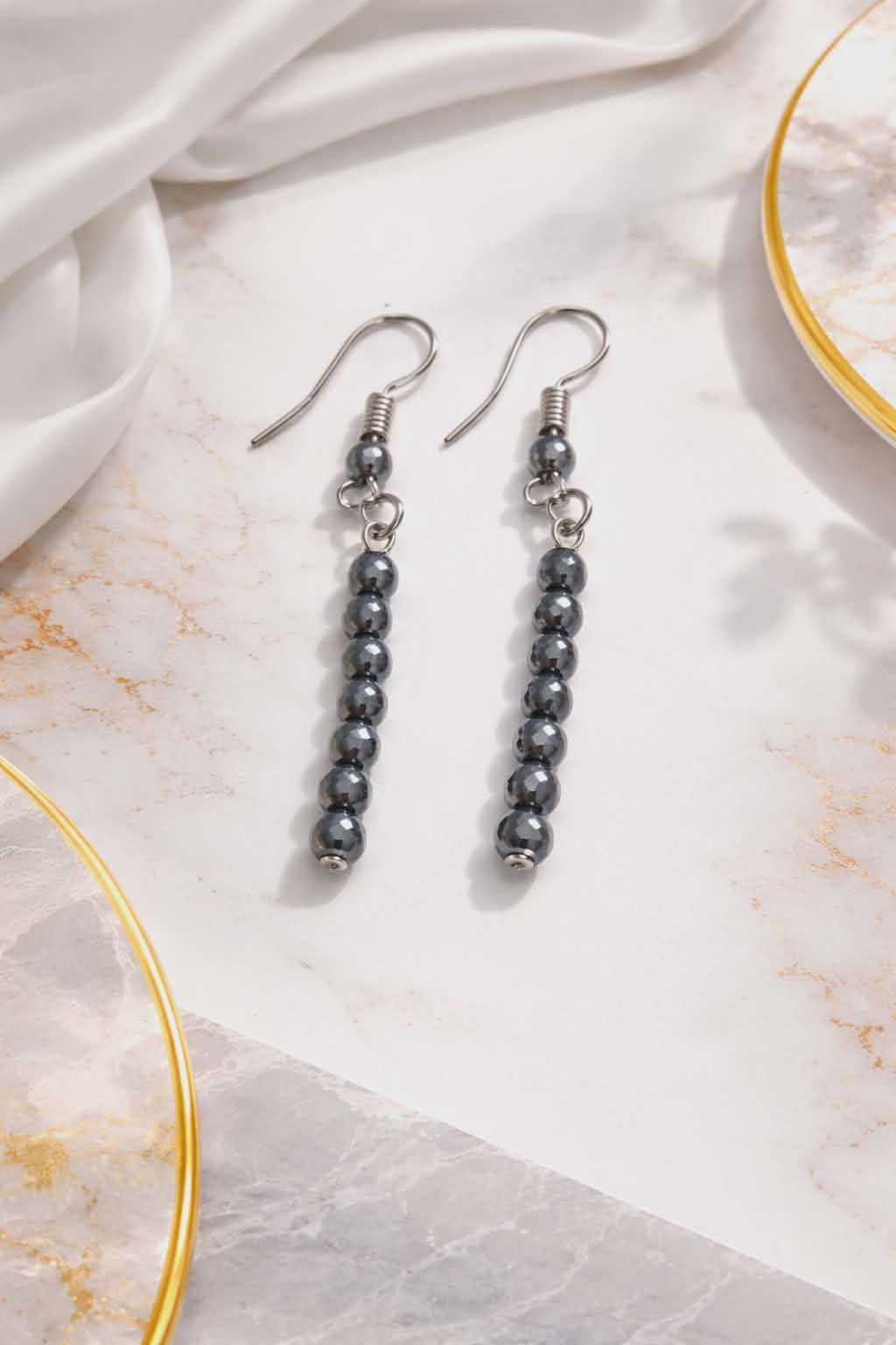 BOUCLE ÉLEGANTE HEMATITE F.LILI CREATIONS