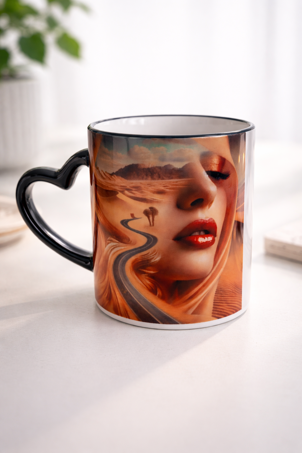 Tasse Artistique Désert – Édition 11 oz | Création Originale F-Lily Création