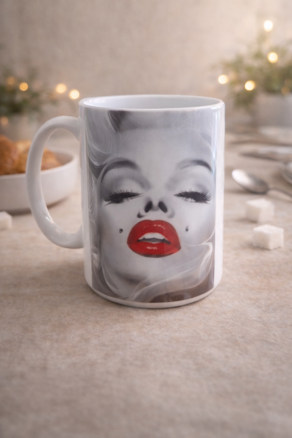 Tasse Marilyn Monroe – Mug citation « Une étoile au goût d’interdit