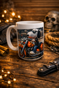 Tasse Snoopy Motard 15 oz – Esprit libre et aventure