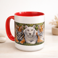 Tasse tigres majestueux – 15 oz | Tasse animaux sauvages