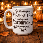 Tasse Horoscope Scorpion – Mug Humoristique Astrologie 15 oz