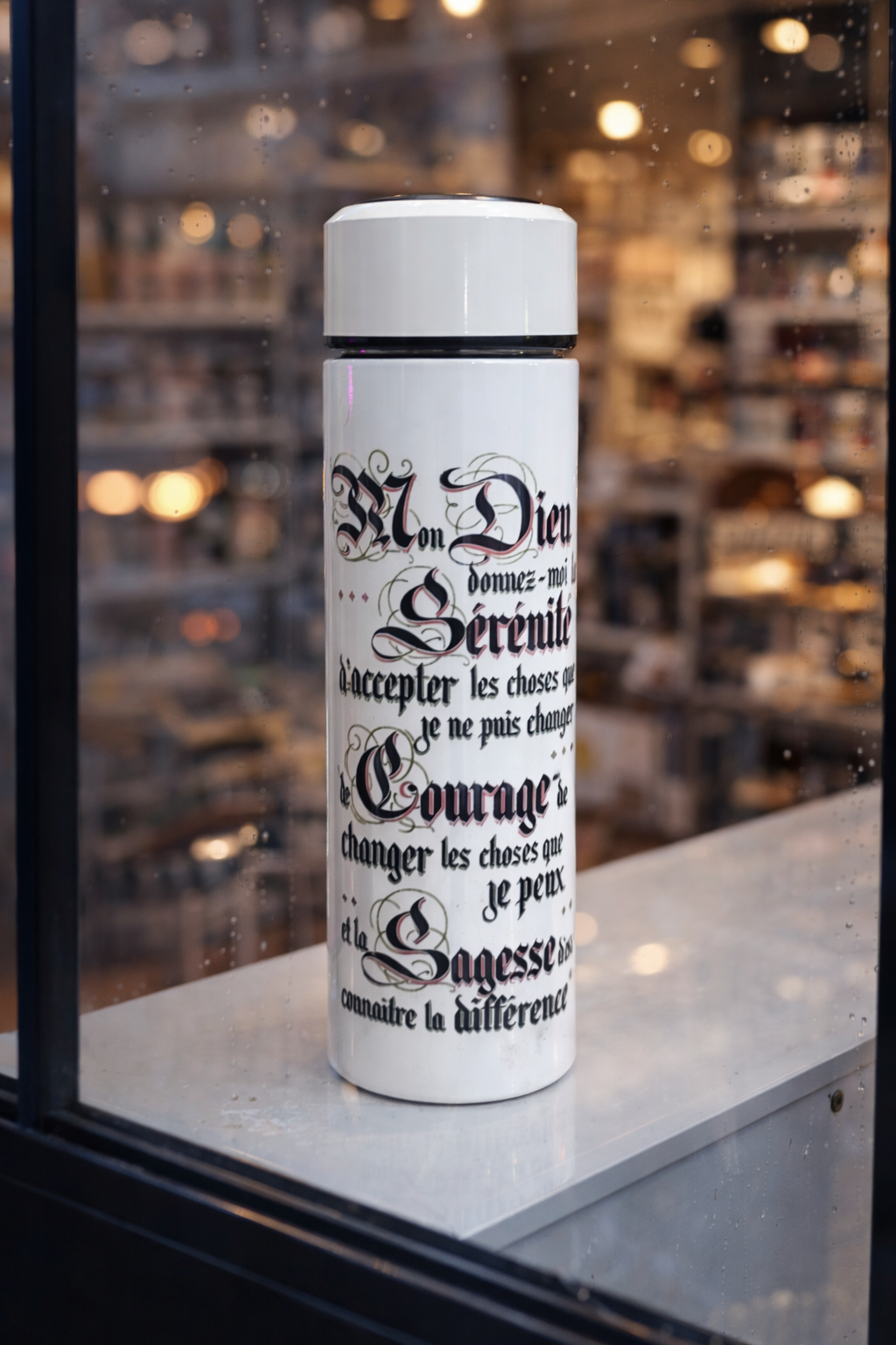 Thermos 500 ml en acier inoxydable – Bouteille isolante chaud et froid | F.Lili Créations