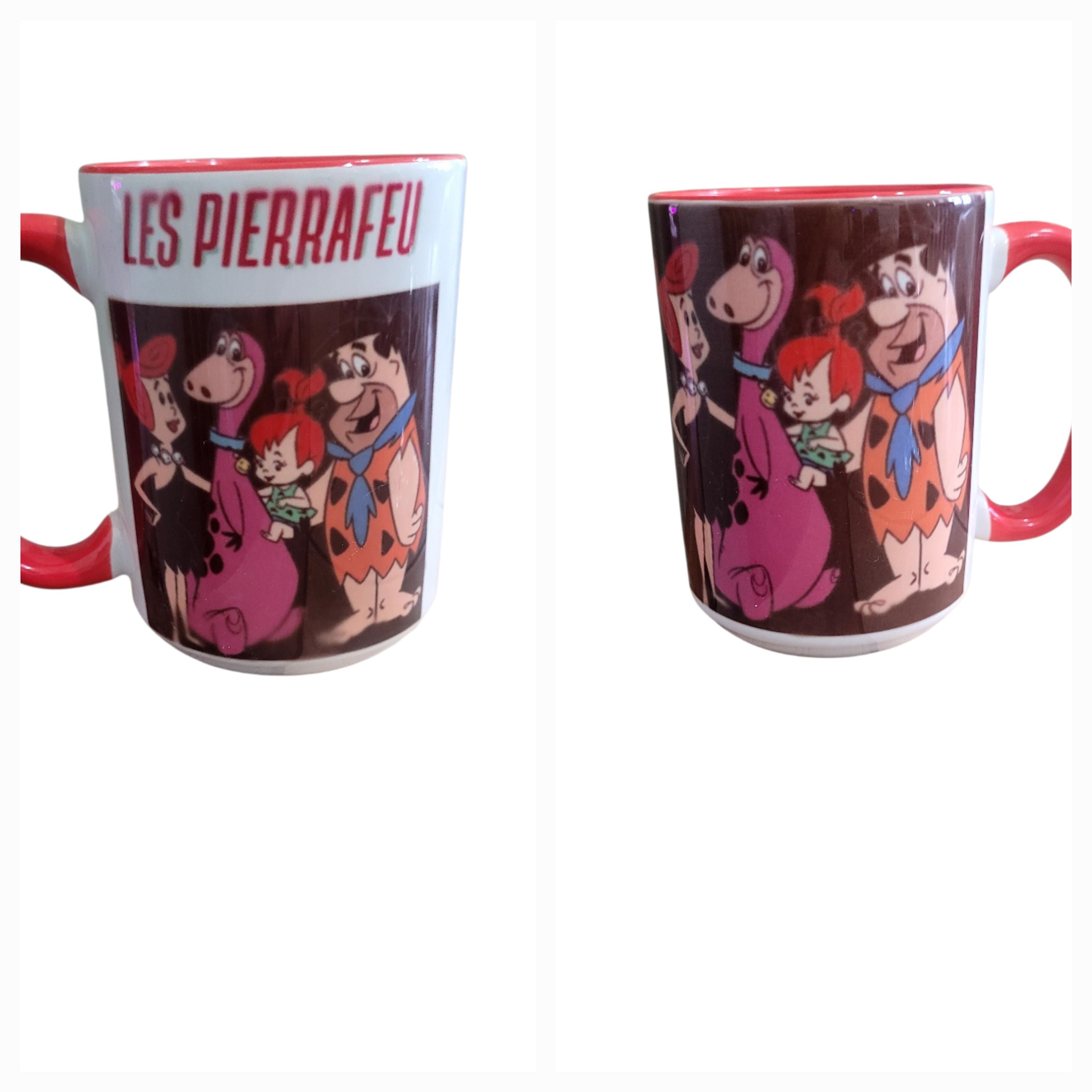 Tasse Les Pierrafeu rétro – Mug cartoon vintage 15 oz