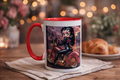 Tasse « Diva Rebelle » – Motarde Vintage – Grande tasse 15 oz