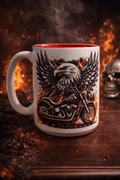 Aigle de l’Asphalte – Tasse Rock Biker  15 oz