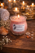 Bougie cire de soja fraise 250 g – La flamme de la détente