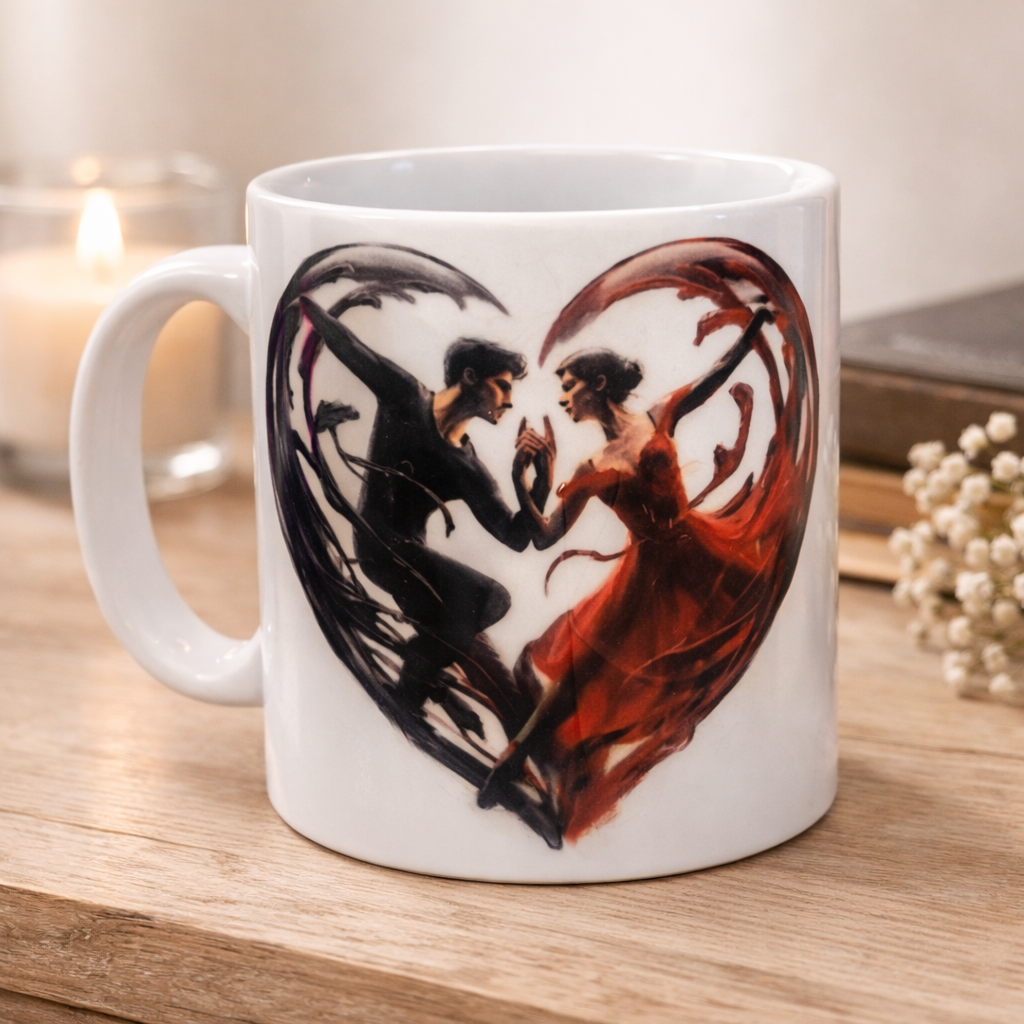 Tasse romantique 11 oz – Merci d’être dans ma vie