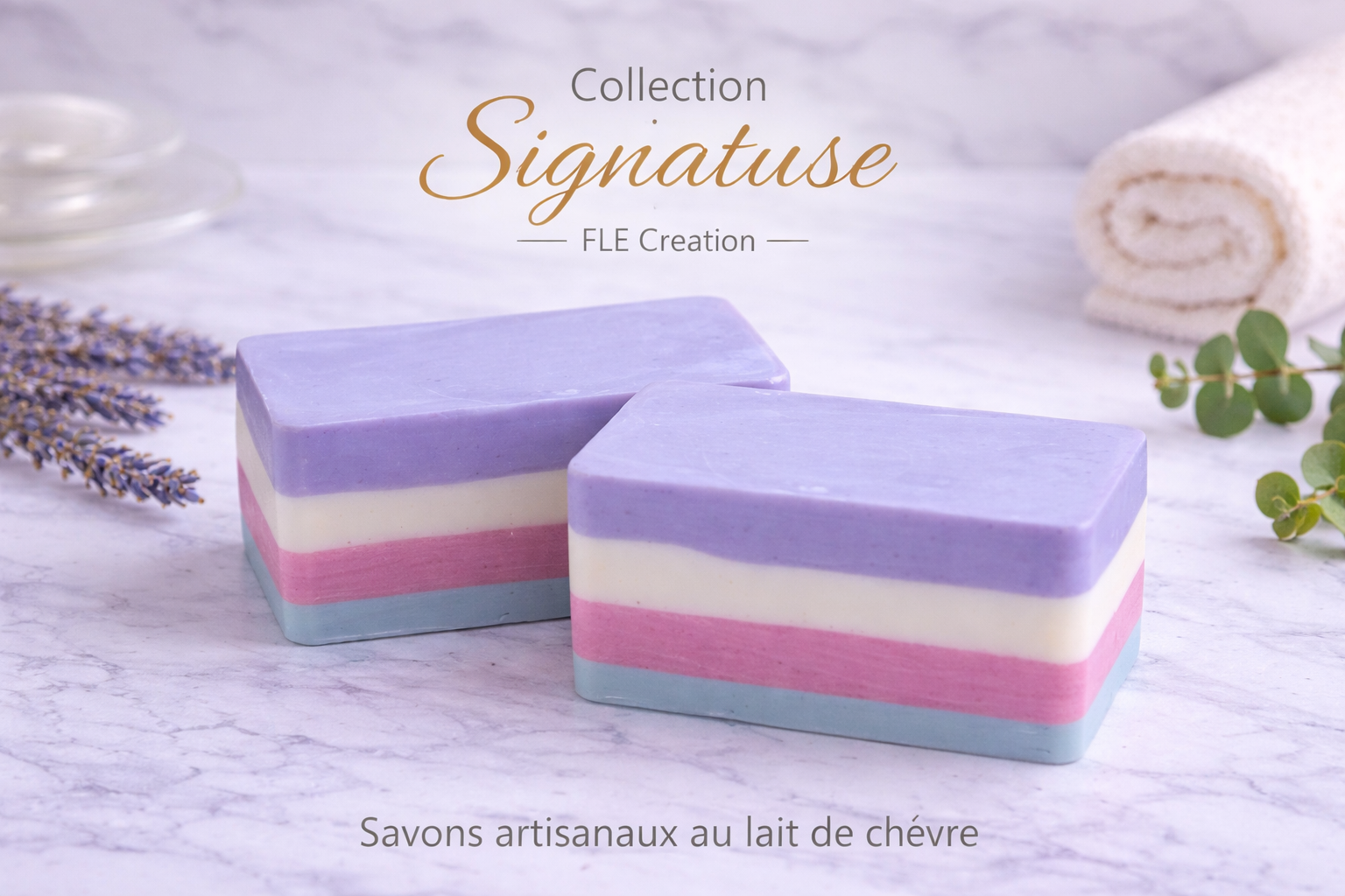 Savons artisanaux au lait de chèvre Signature