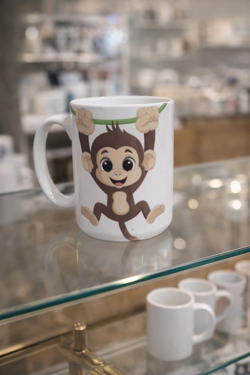 Tasse Singe Mignon 15 oz – Tasse amusante avec petit singe | F.liLi Créations