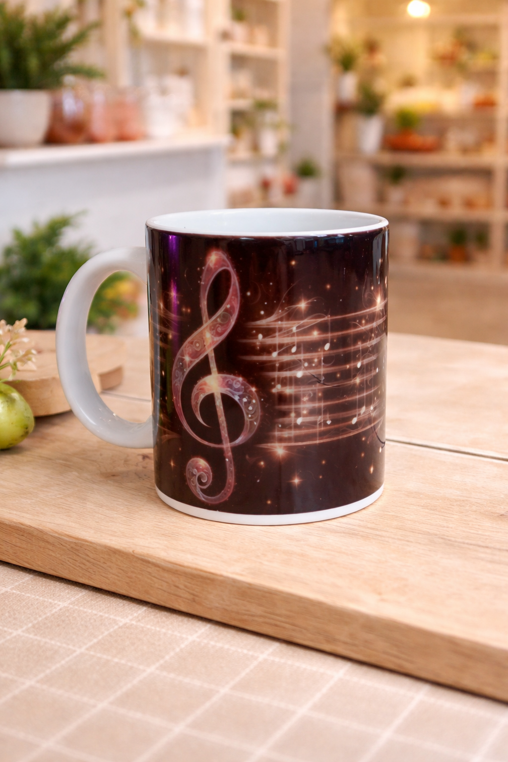 Tasse Clé de Sol Lumineuse – Édition Passion Musicale