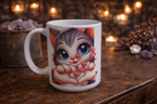 Tasse Chat Amour – Toi + Moi | Tasse 11 oz