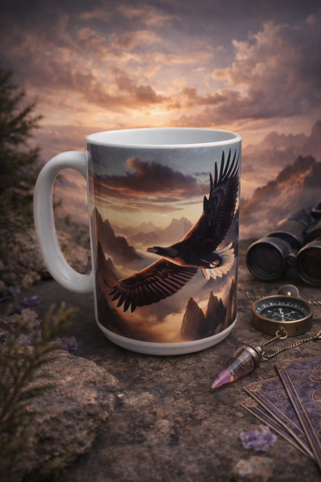 Tasse 15 oz Aigle Majestueux – Symbole de liberté et de puissance
Description produit