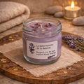 Bougie artisanale 275 g fraise & orange – Cire de soja | F.liLi Créations
