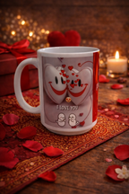 Tasse romantique 11 oz – Tu es tout pour moi | I Love You