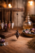 Pendule en métal cuivré – Outil de radiesthésie