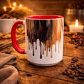 Tasse Café Gourmand 11 oz – Design Chocolat Fondant