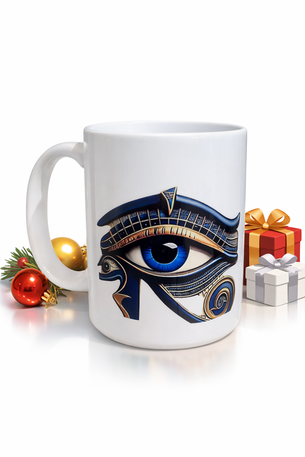 Tasse 15 oz Œil d’Horus – Design mystique et spirituel