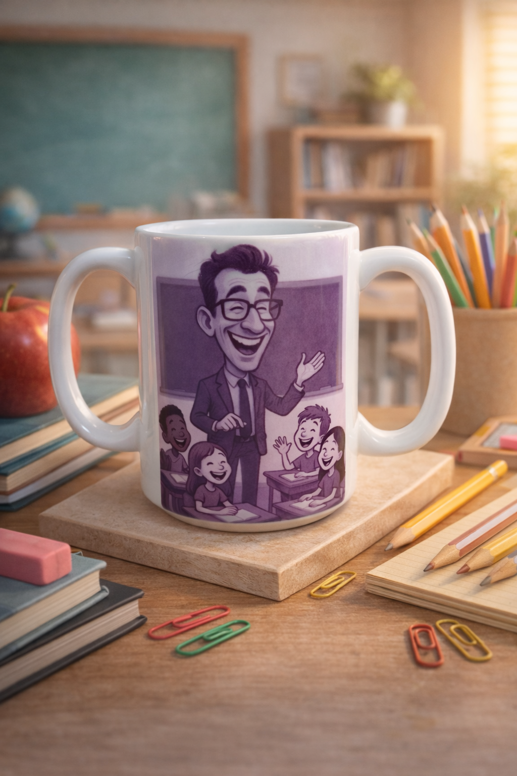 Tasse professeur inspirante 15 oz – Tu es important, capable et unique
