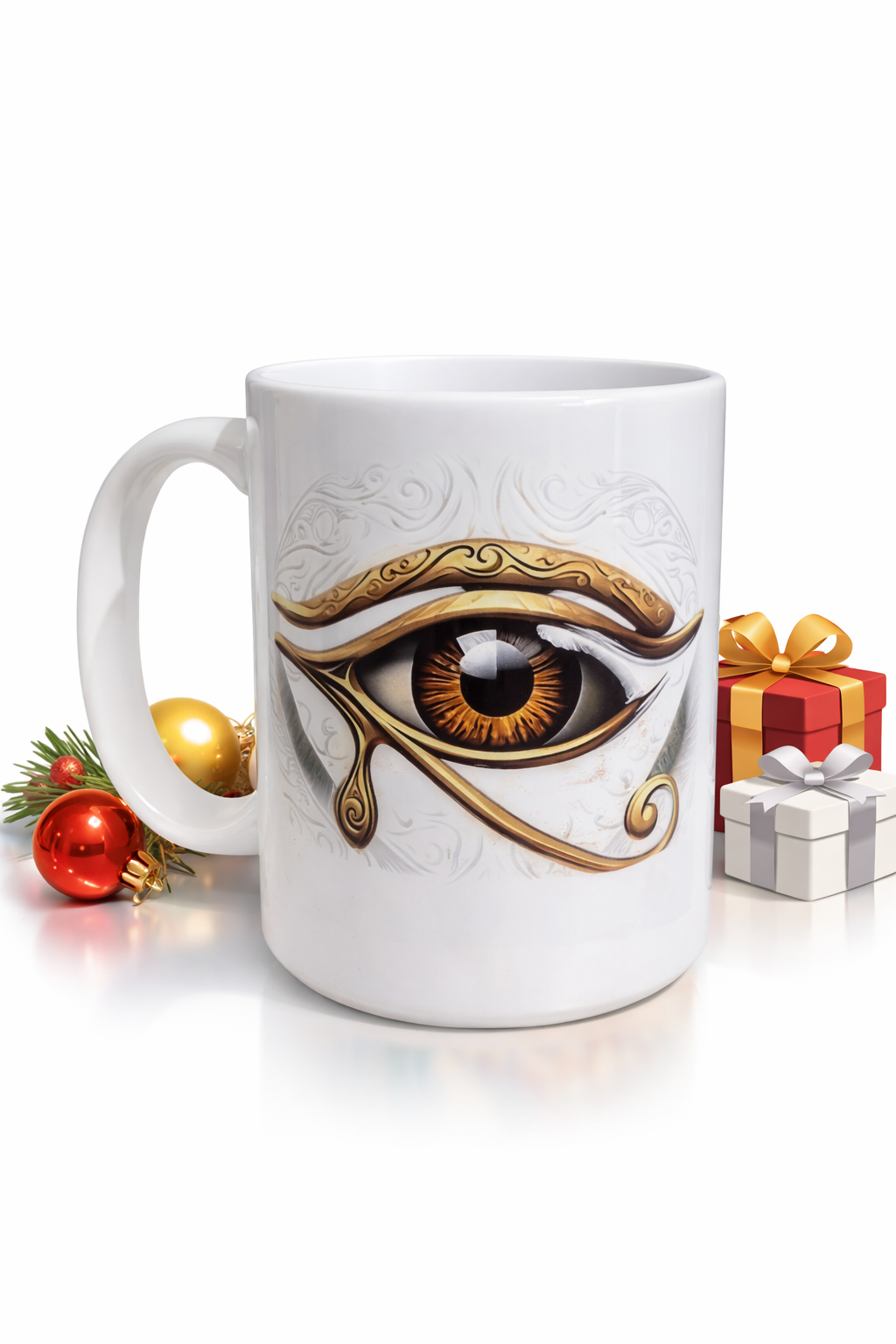 Tasse 15 oz Œil d’Horus – Design mystique et spirituel