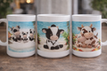 Tasse 20 onces – Vaches adorables sur la plage
