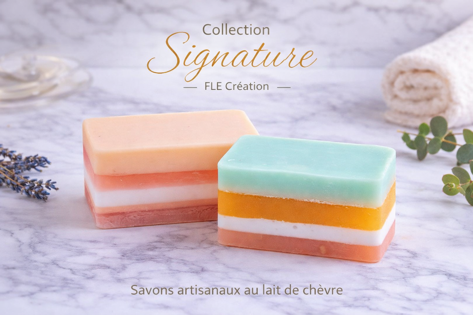 Savons artisanaux au lait de chèvre Signature