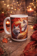 Tasse 15 oz “Loups Mystiques” – Édition Liquidation