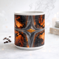 Tasse Design Métal Fusion – Style Moderne Abstrait