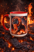 Tasse “Tigre de Feu” – Collection Énergie Intense