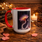 Tasse romantique couple 15 oz – Amour éternel