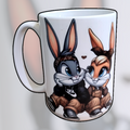 Tasse « Bonne humeur avec Bugs Bunny » – Grande tasse 15 oz