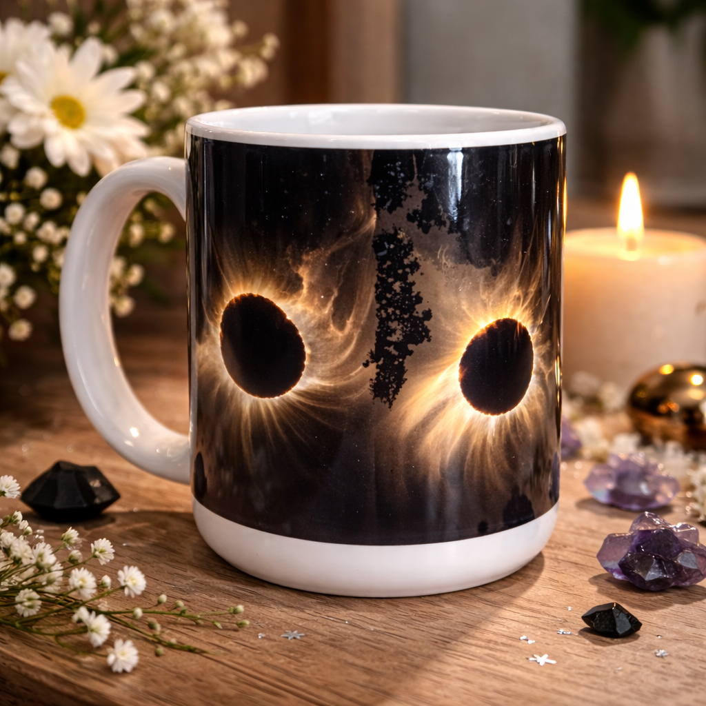Tasse Eclipse Cosmique – Design mystique et énergie de l’univers15 onzes