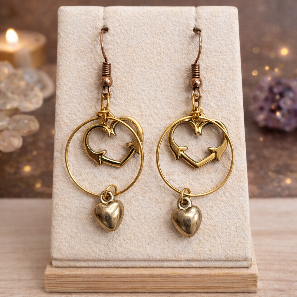 Boucles d’oreilles Cœur Éternel