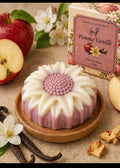 Savon au lait de chèvre Pomme Vanille | Savon artisanal hydratant naturel