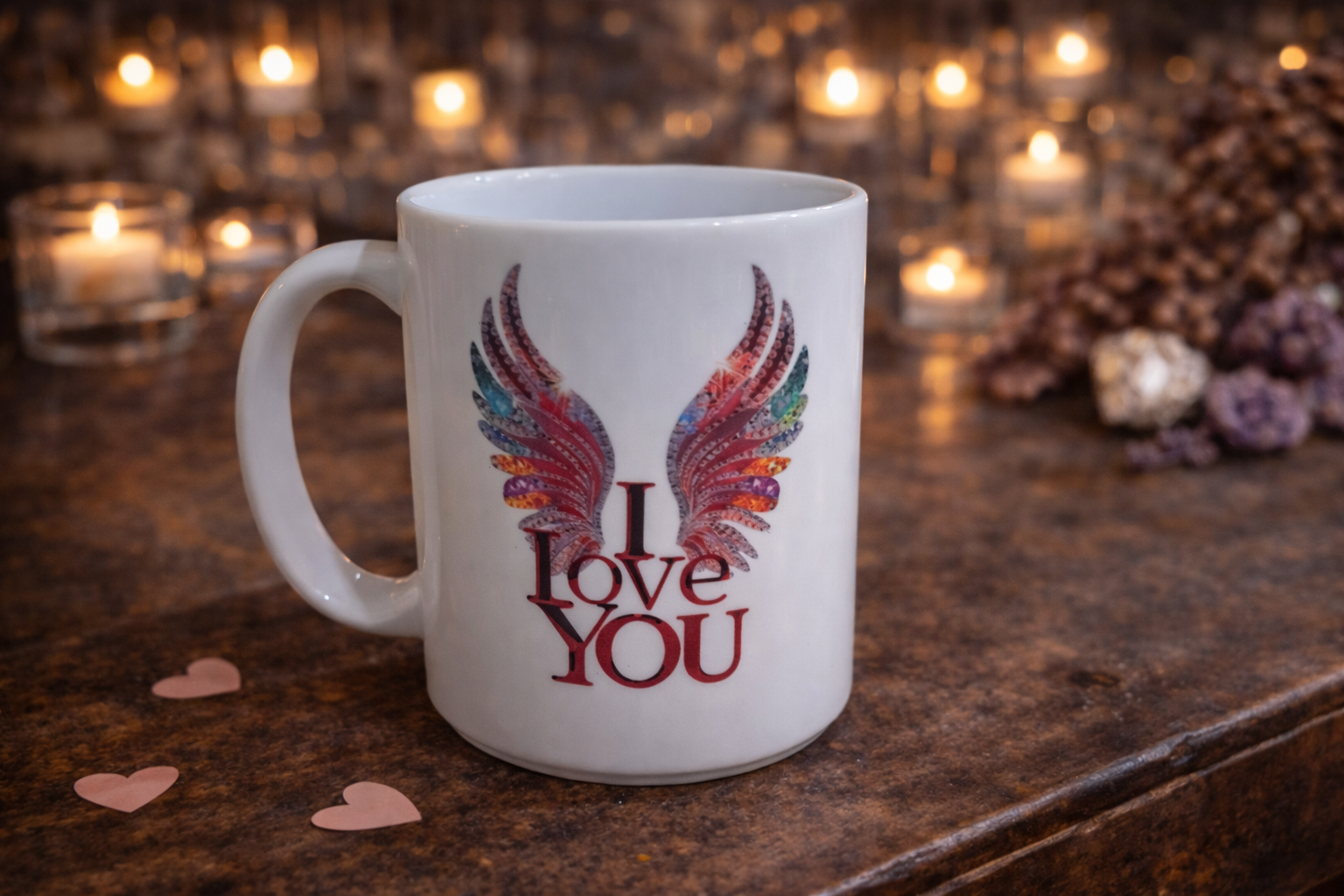 Tasse I Love You – Ailes d’Amour 11 oz