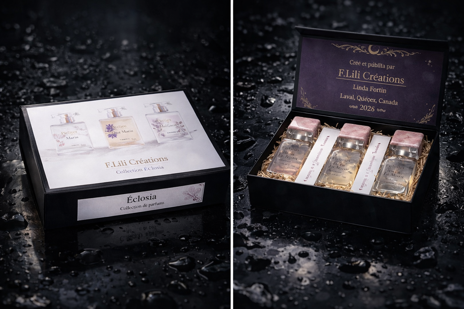 Collection Éclosia 3 parfum bio