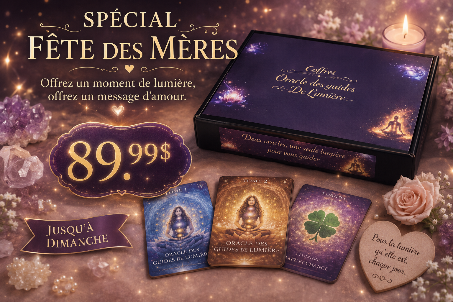 Coffret Oracle des Guides de Lumière – Spécial Fête des Mères