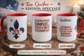 Tasse Québec Édition Spéciale – Message & Symbole Fleur de Lys (15 oz)