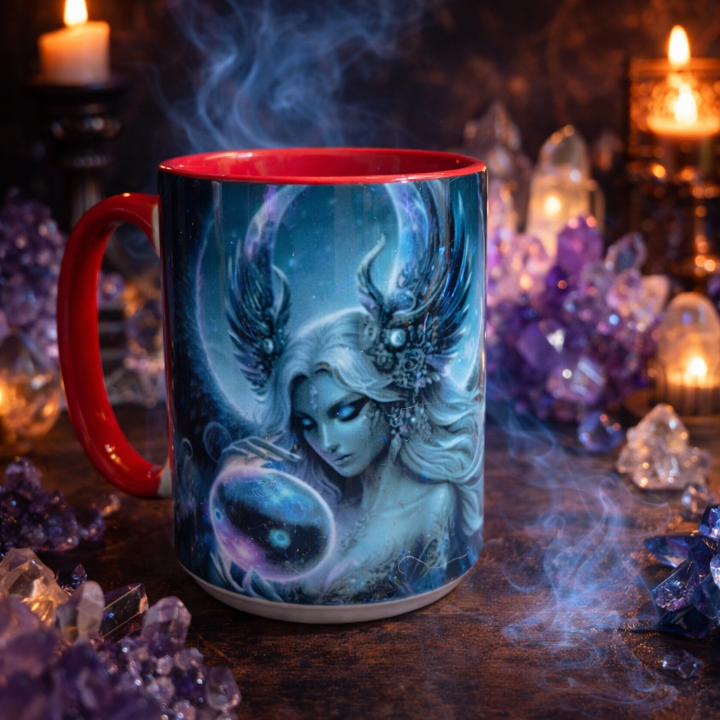 Nom du produit :
Tasse Mystique Cristal de Lune – Illustration Spirituelle 15 oz