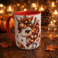 Tasse Licorne d’Automne & Petite Princesse – Mug Fantaisie 15 oz