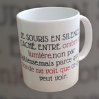 Tasse onze onces – Sourire silencieux entre l’ombre et la lumière