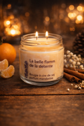 Bougie Mandarine Éclatante – Cire de Soja 150 g