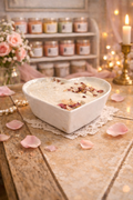 Bougie artisanale cire de soja Thé des bois 400 g – F.Lili Créations
