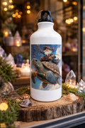 Bouteille d’eau 500 ml – Tortue Mystique – Aluminium avec intérieur acier inoxydable