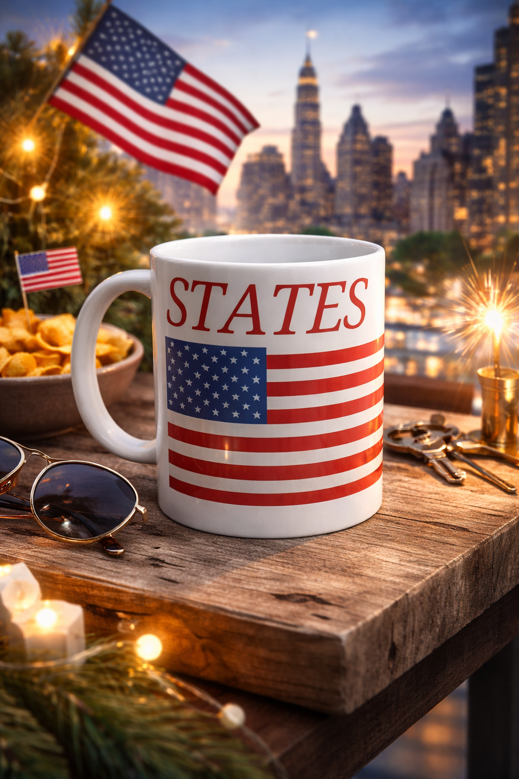 Tasse “United States” 11 oz – Édition Patriotique | Liquidation