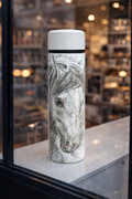 Thermos 500 ml Cheval Blanc – Bouteille spirituelle en acier inoxydable | F.lili  Créations